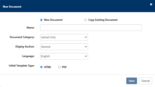 New document - HTML